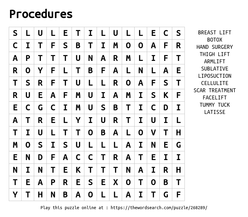 procedure word