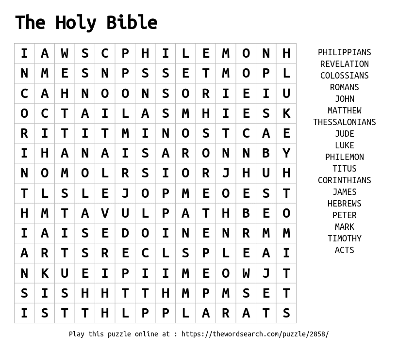 download word search on the holy bible