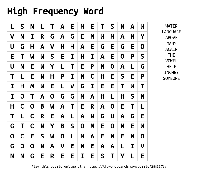 high-frequency-word-word-search