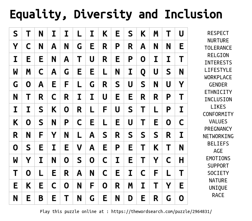 equality-diversity-and-inclusion-word-search