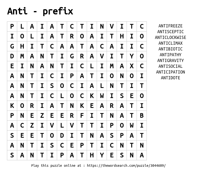 anti-prefix-word-search