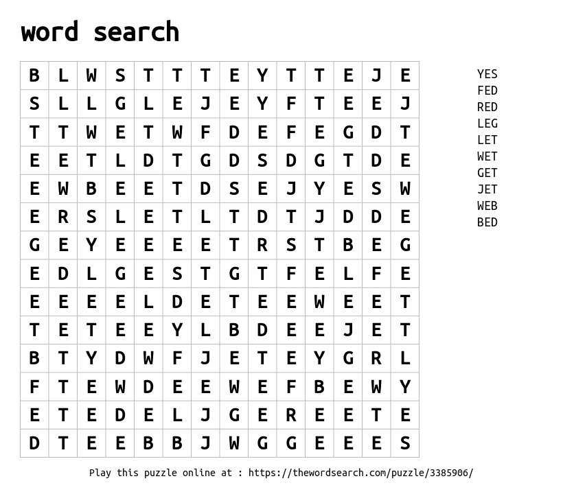 Download Word Search on word search