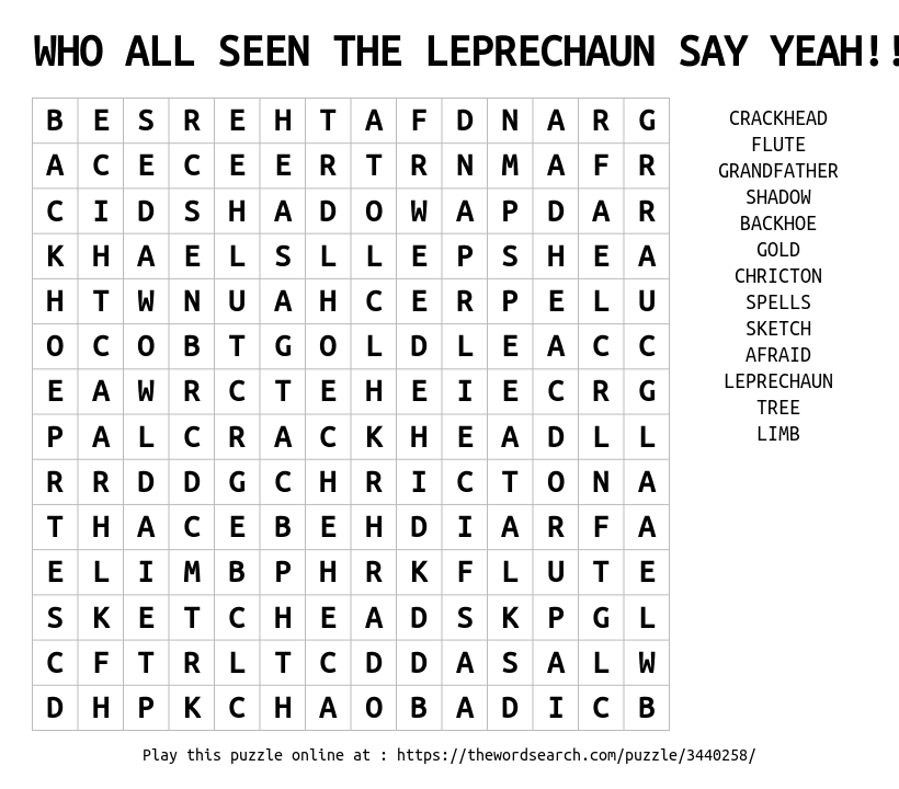 download-word-search-on-who-all-seen-the-leprechaun-say-yeah