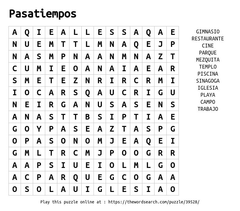 Pasatiempos