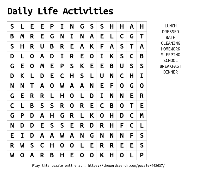 Daily Word Search - Free Online Games