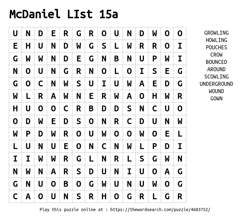 mcdaniel-list-15a-word-search