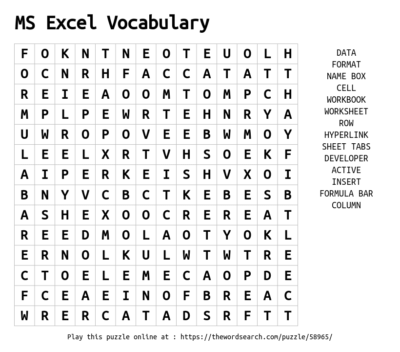 ms-excel-vocabulary-word-search