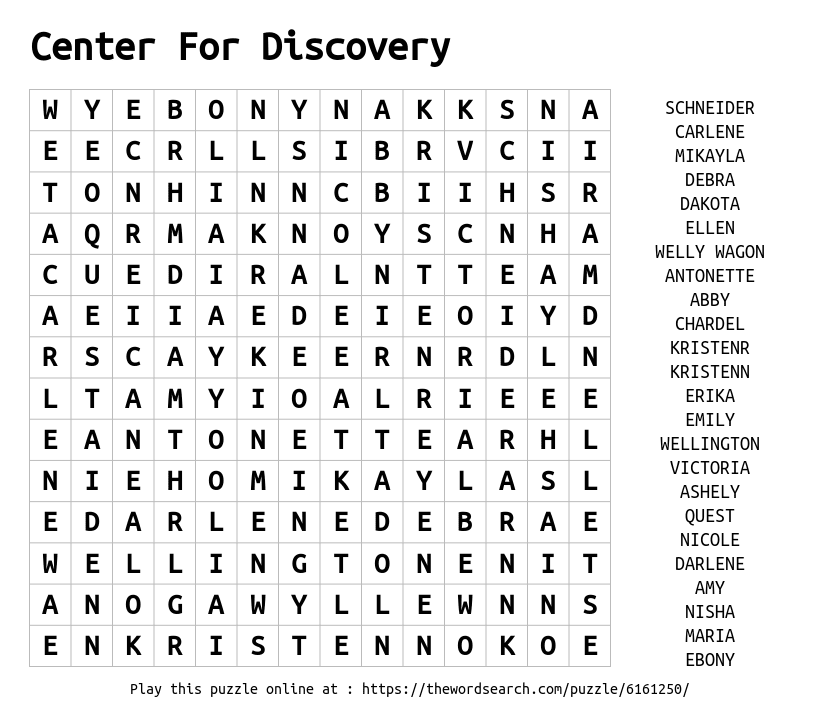 center-for-discovery-word-search