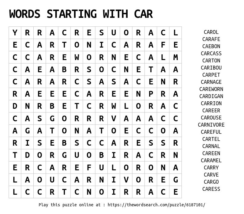 download-word-search-on-words-starting-with-car