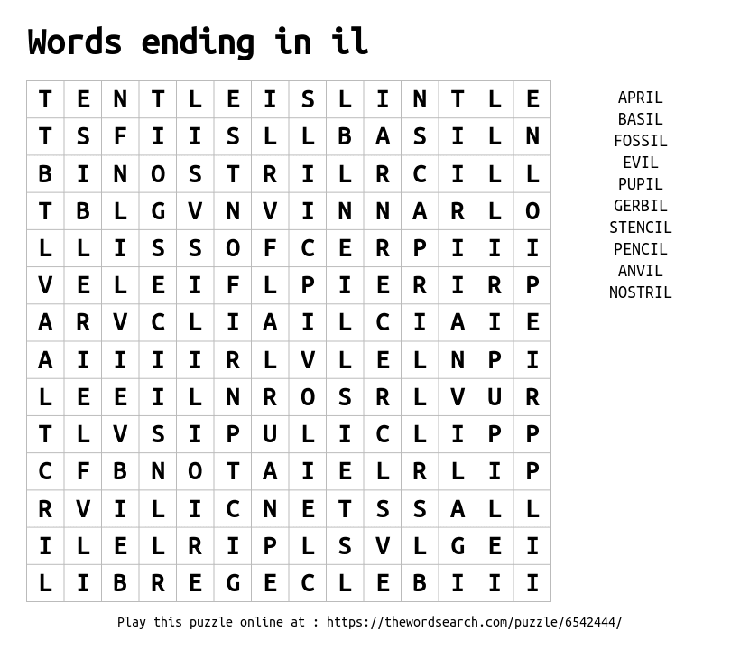 download-word-search-on-words-ending-in-il