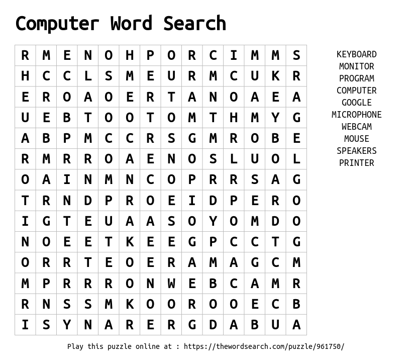 Найди слово компьютер. Computer Wordsearch. Wordsearch Computer Words. Computer games Wordsearch. Computer terms Word search ответы.