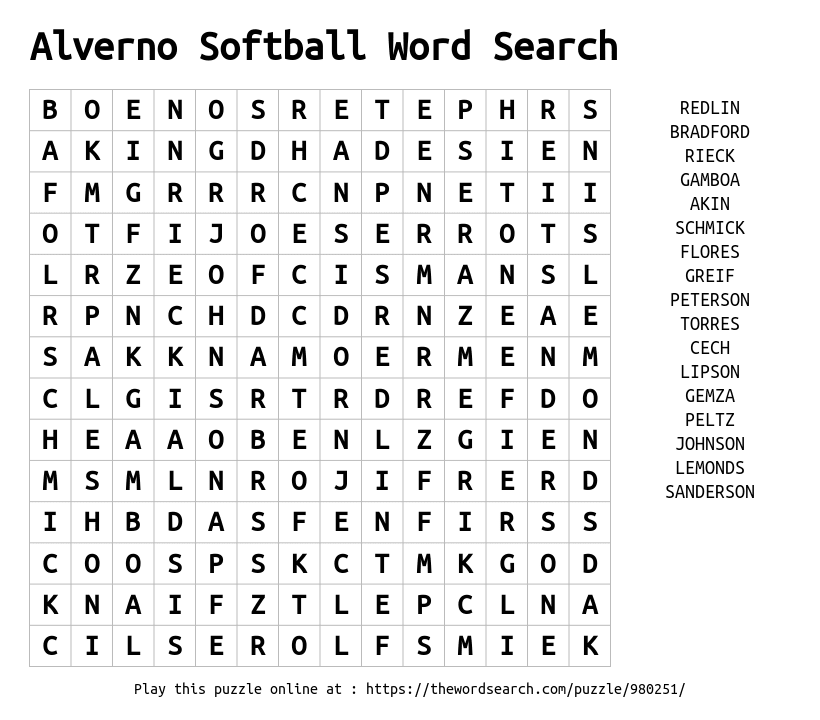 Download Word Search on Alverno Softball Word Search for Spanish Word Search Free Printable