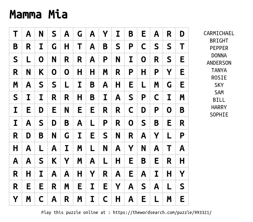 mamma-mia-word-search