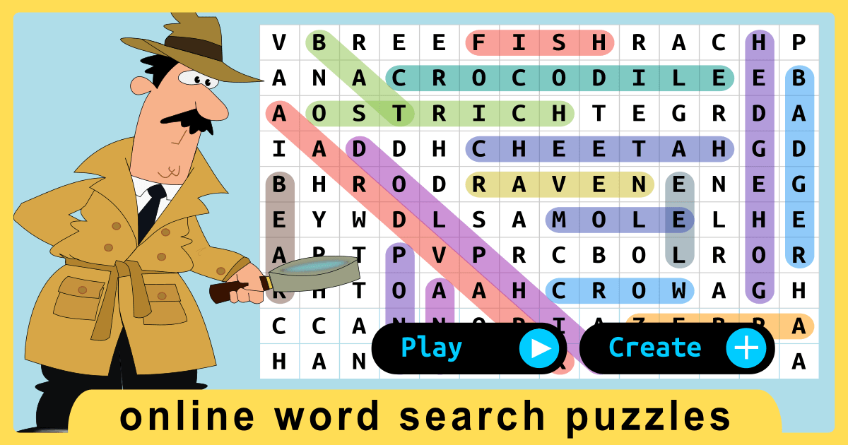 Word Search Maker - Diy Word Search Puzzle Maker