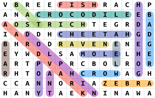 word search puzzles